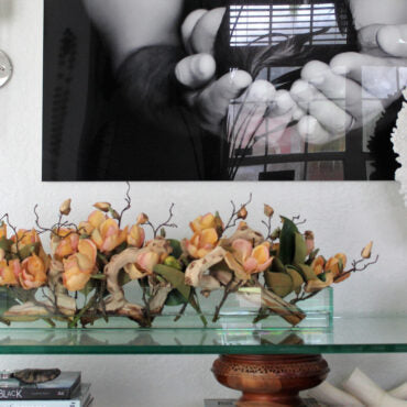 Magnolie planta artificial · aprox. 36 cm · aprox. 36 cm