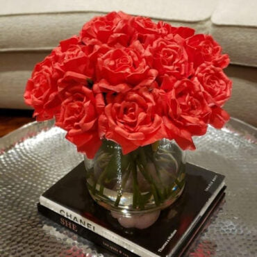 Rose planta artificial
