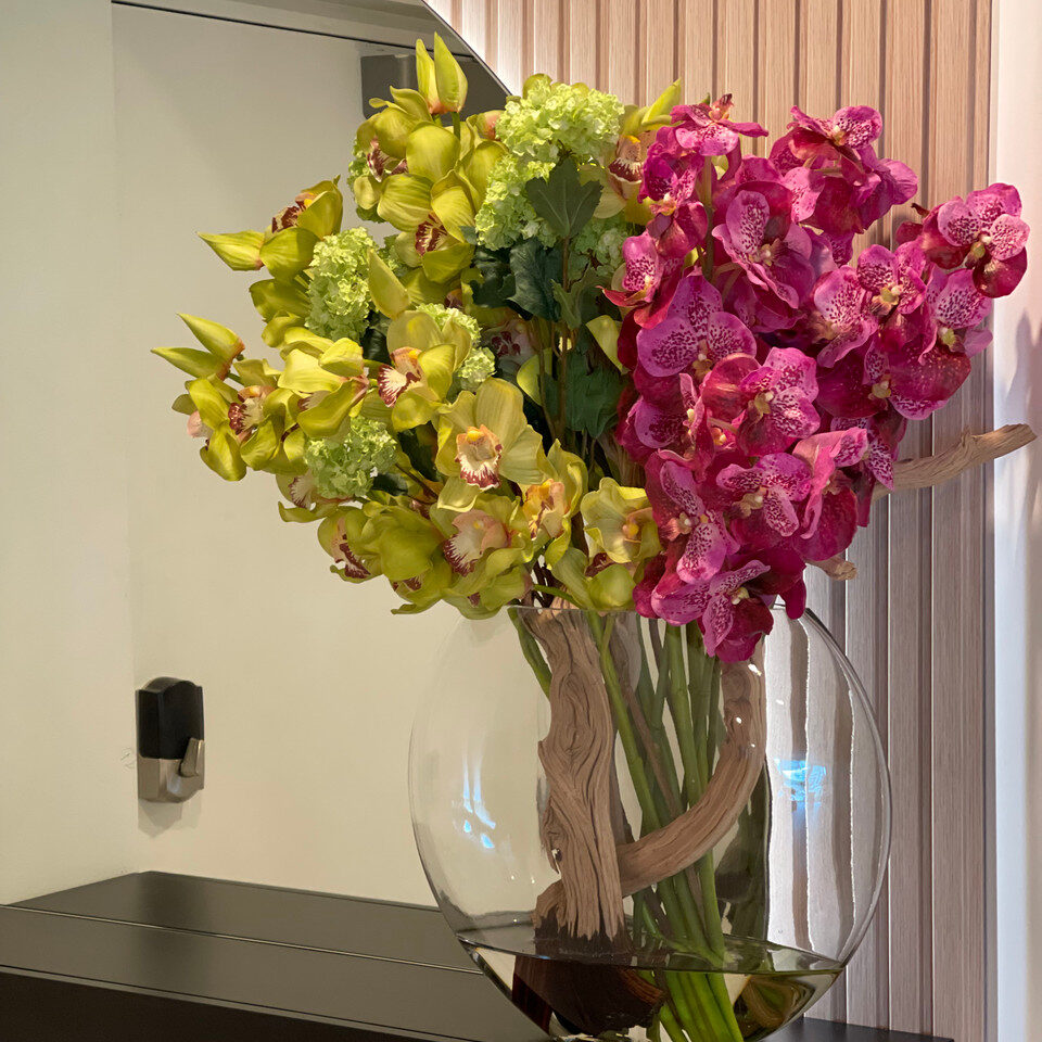 hortensia planta artificial