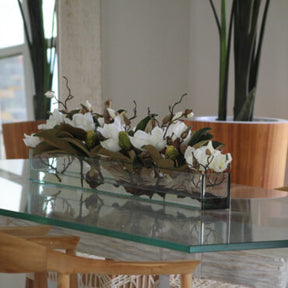 Magnolie planta artificial · aprox. 36 cm · aprox. 36 cm