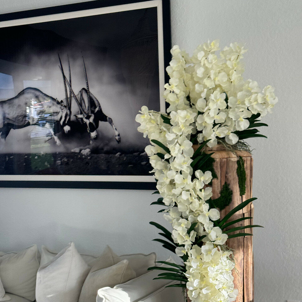 Orchidee planta artificial
