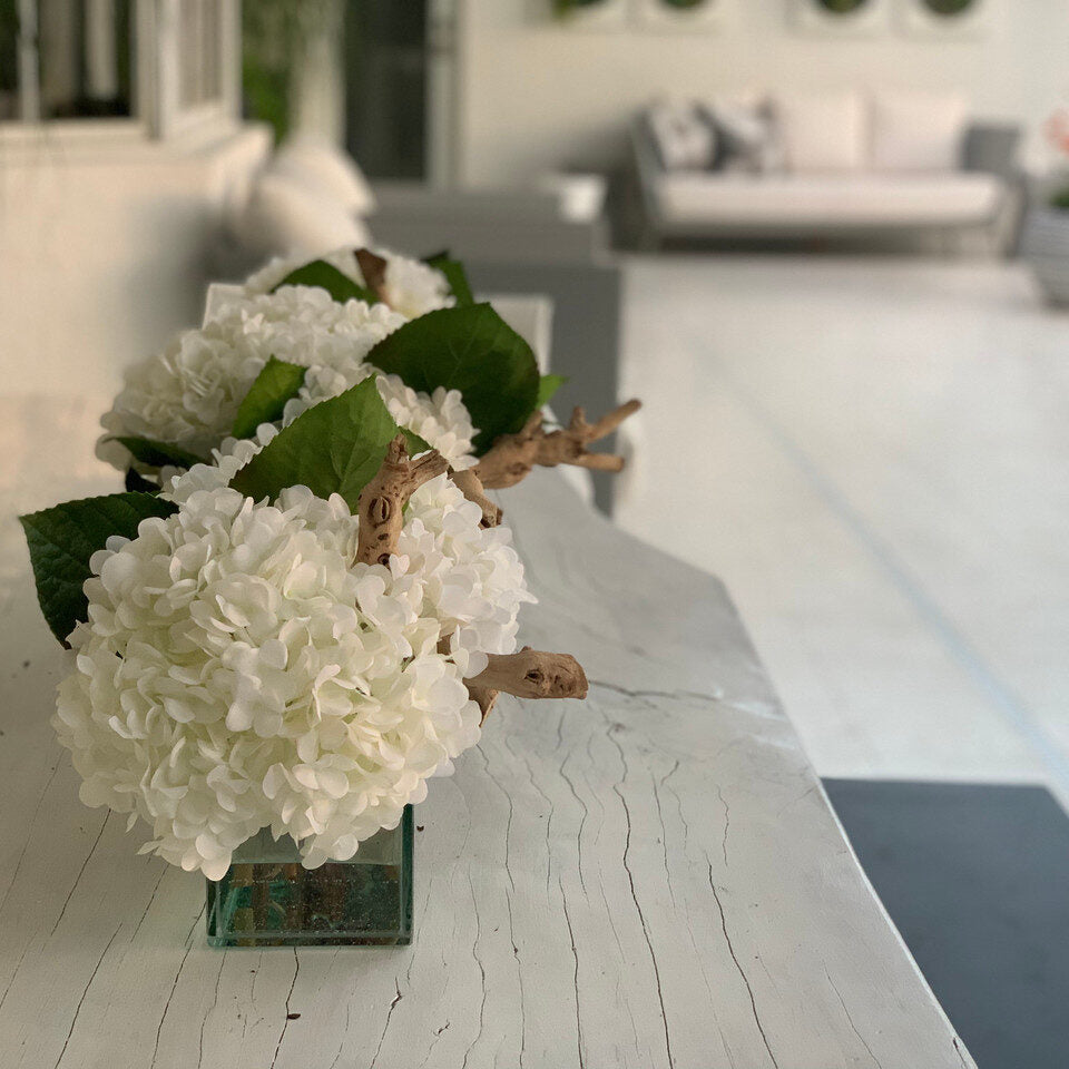 hortensia planta artificial
